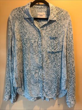 Rails Josephine Python Print Button-Up